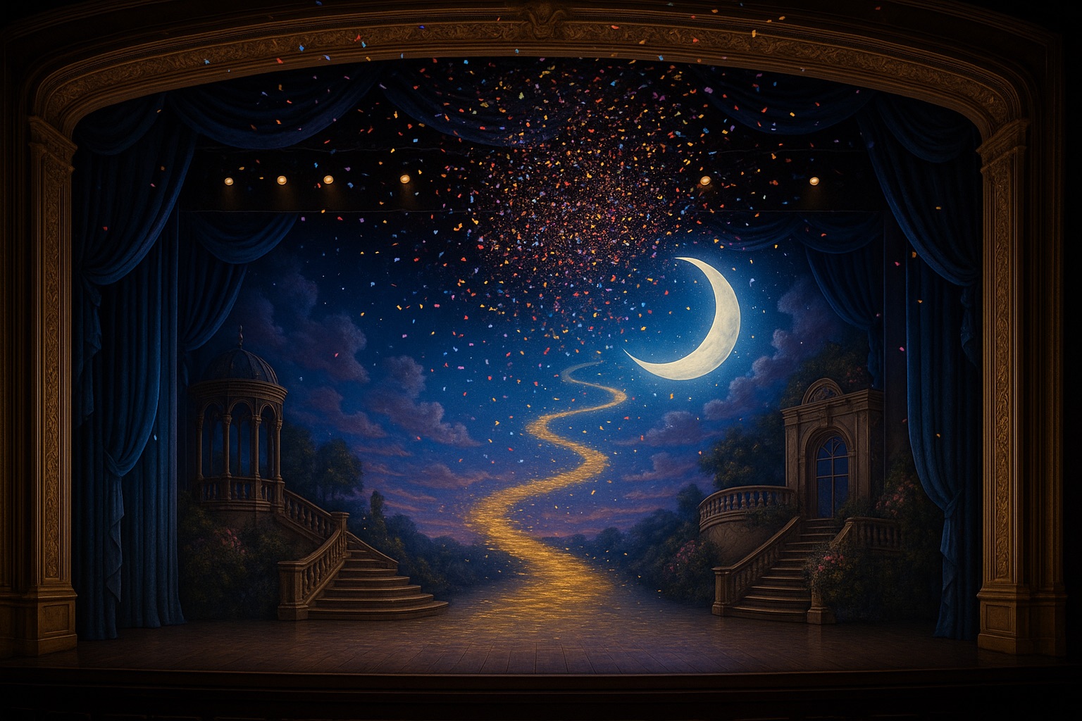 Immersive scenic design to inspire dreams coming true.