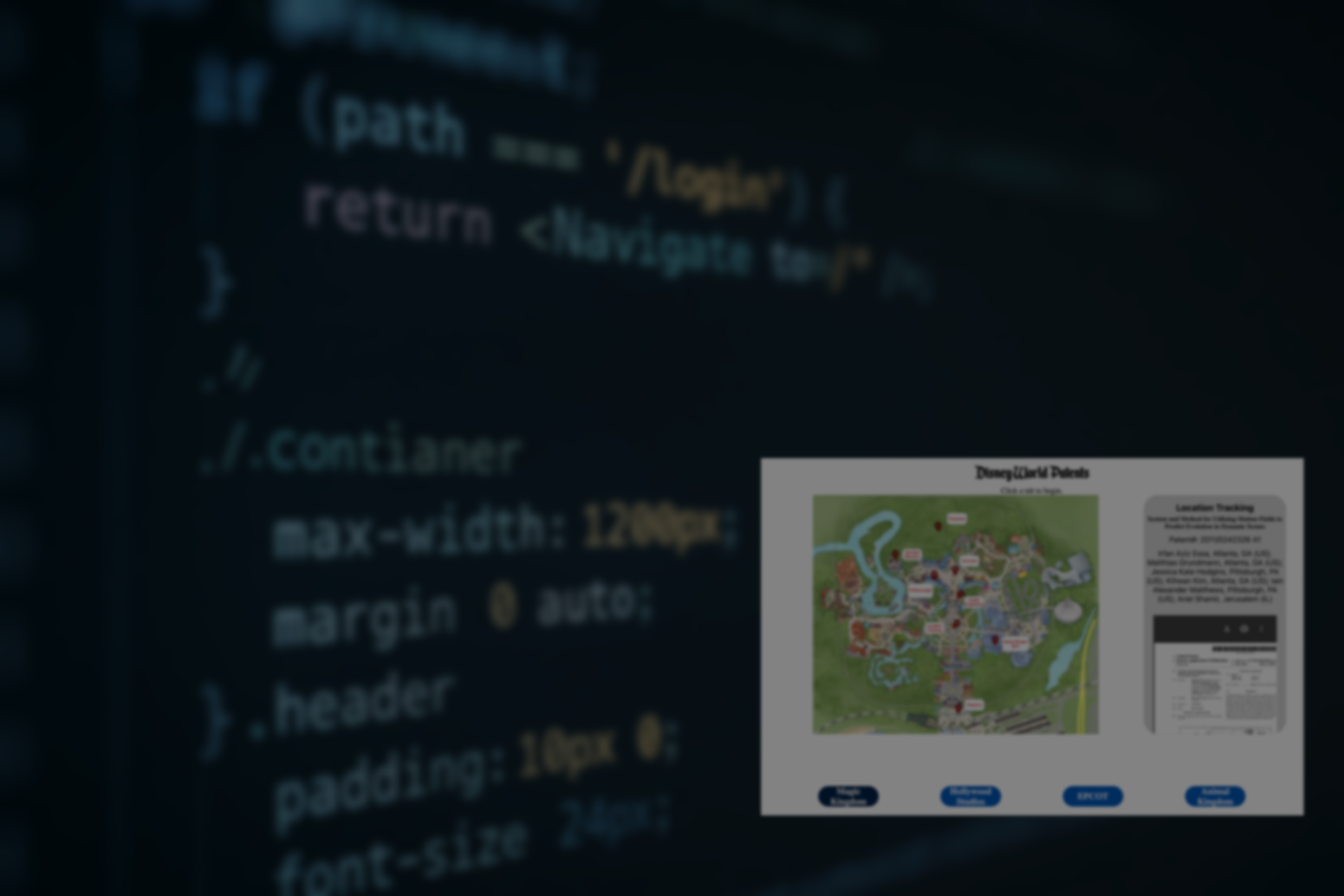 Coding interface with a project in lower right corner.